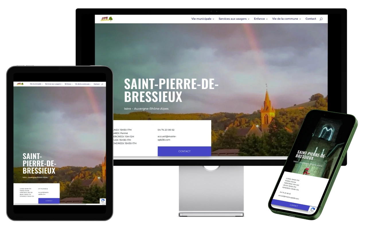 Fond Responsive du site mairie-spb38.com