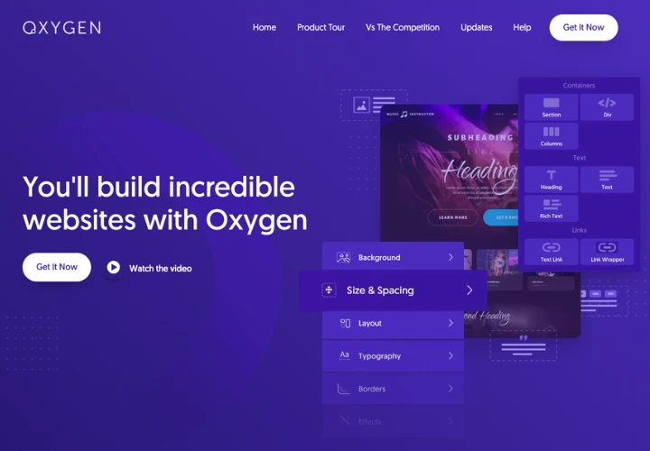 Présentation d'Oxygen Builder